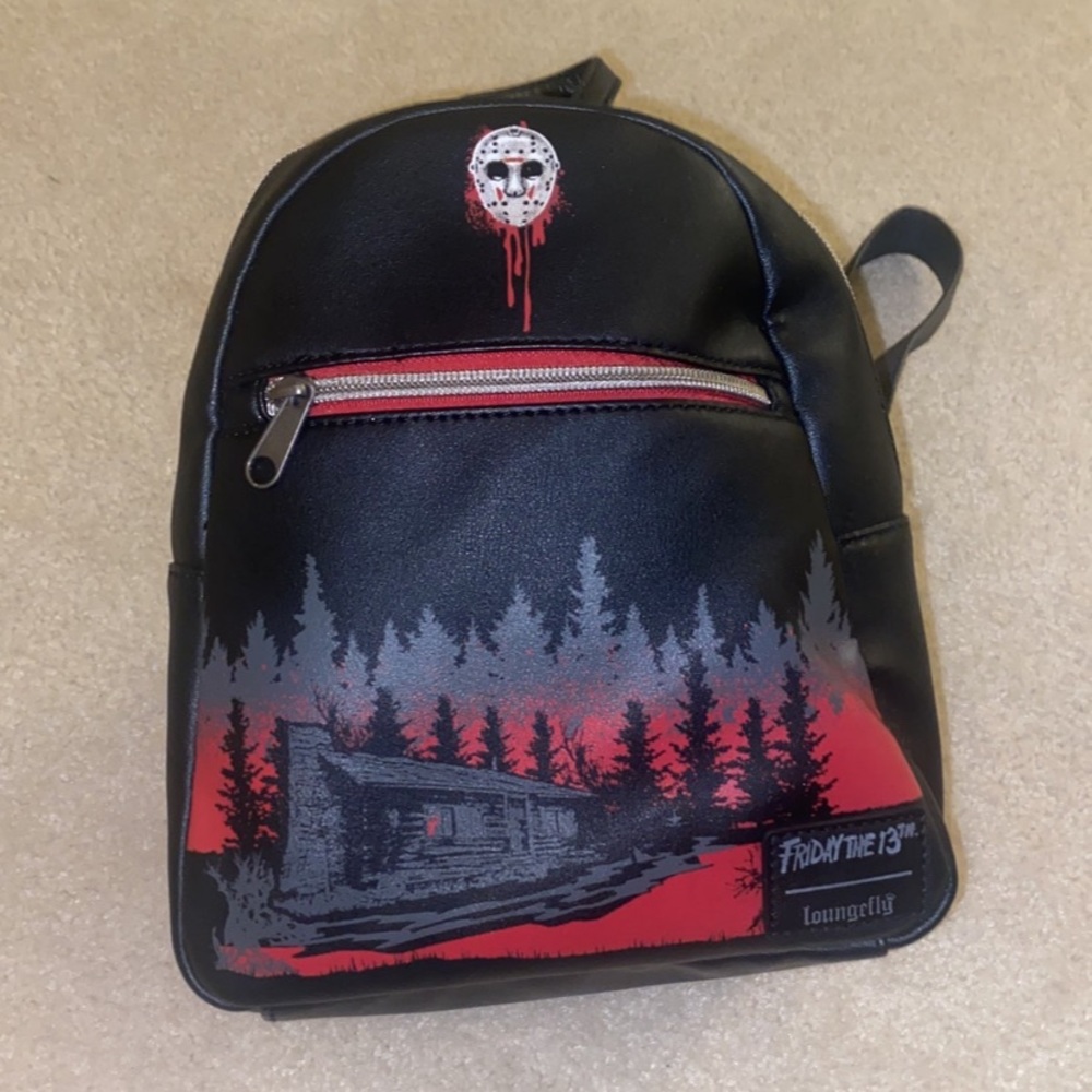 Loungefly Friday The 13th Jason Cabin Mini Backpack